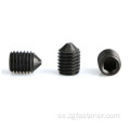 Black Oxide Socket Set Screws With Cone Point